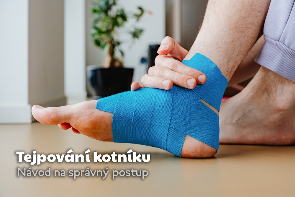 tejpování kotníku
